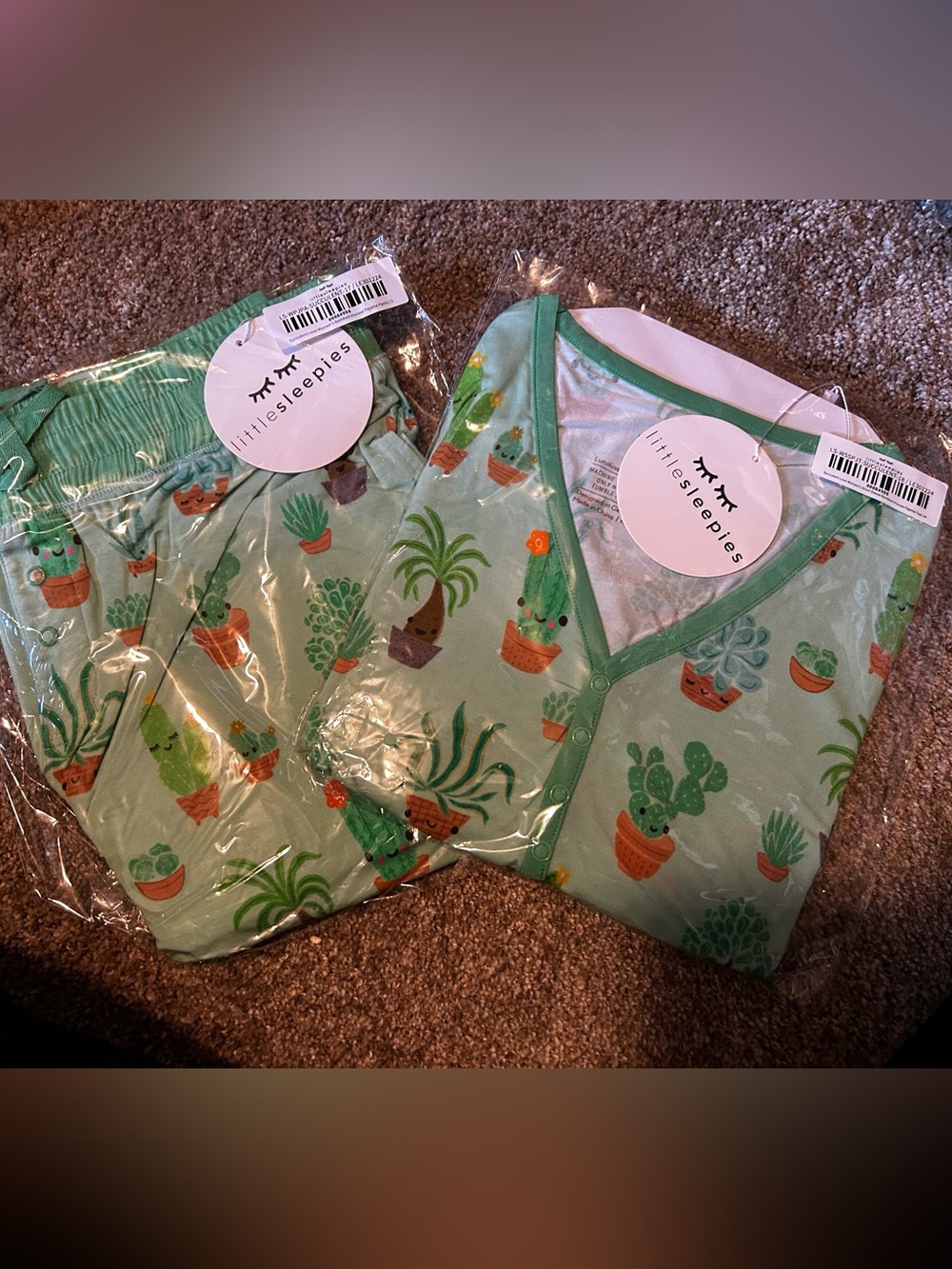 Little Sleepies Succulent Pajama Set